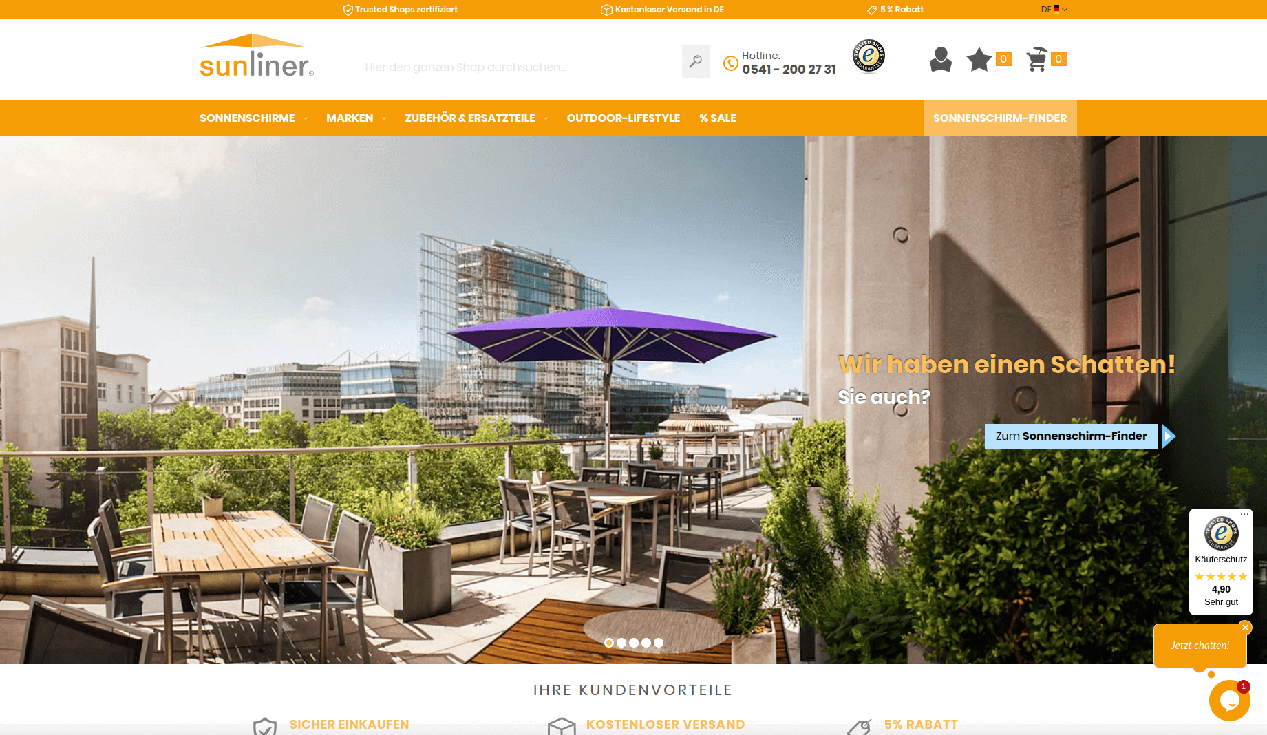 SunLiner.de Homepage